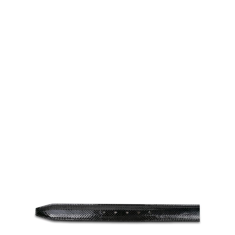 Curea piele piton neagra CB043