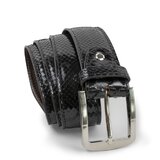 Curea piele piton neagra CB043